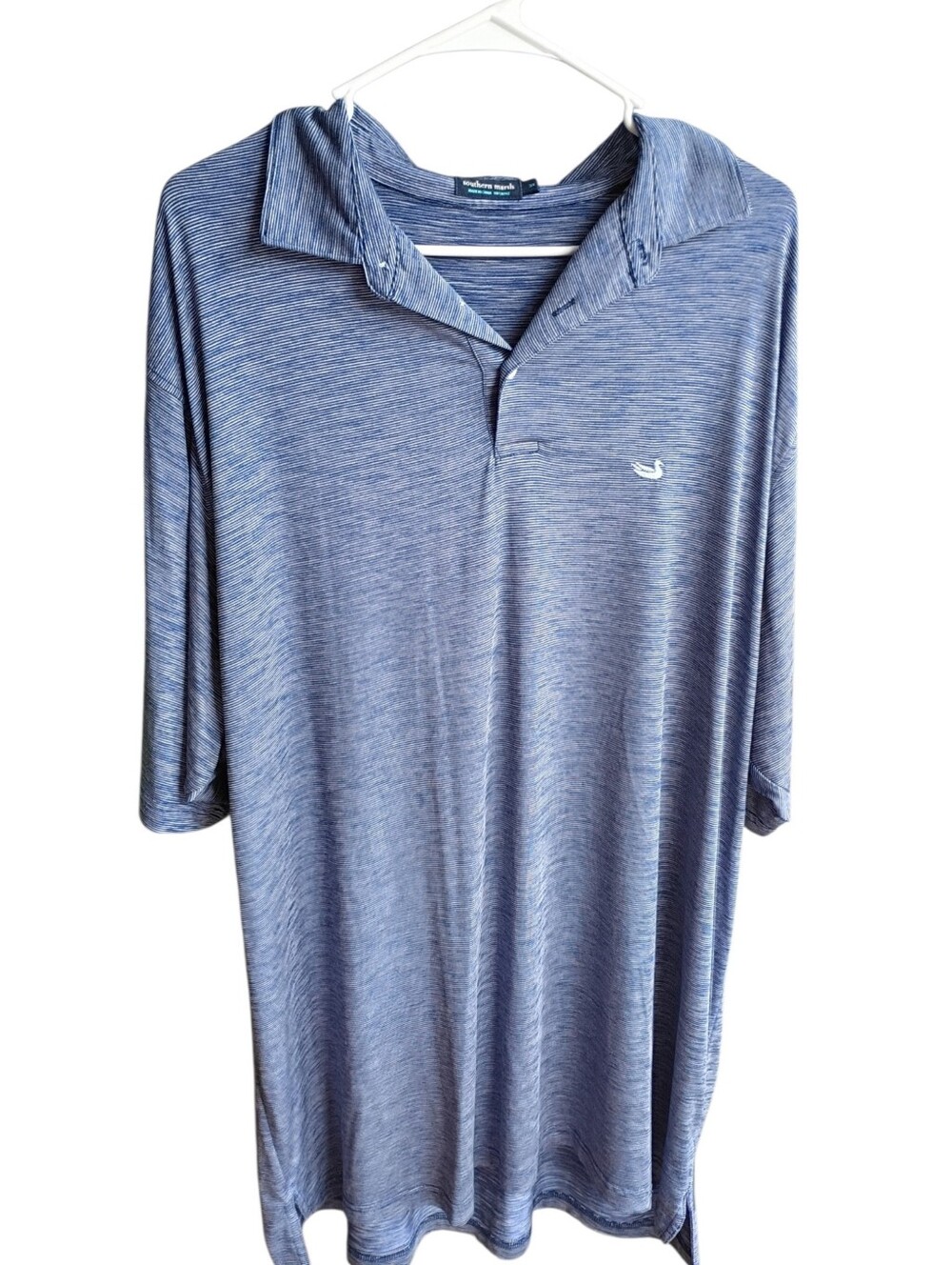 NWOT Southern Marsh Blue Polo Size 3X